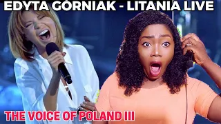 The Voice of Poland - Edyta Górniak - "Litania" Live REACTION!!!