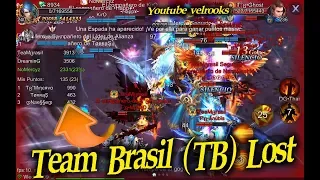 GODDESS PRIMAL CHAOS top gremios Dreaming vs TeamBrasil vs Nomercyz GVG ( Alliance war ) 12-09-18