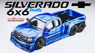 Chevy Silverado Dually 6 Wheeler cartoon paint job Majorette Custom