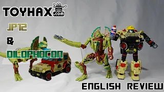 Video Review of Toyhax - JP12 & Dilophocon (Jurassic Park X Transformers)