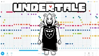 Undertale - Hopes And Dreams - Chrome Music Lab (Link In Desk)