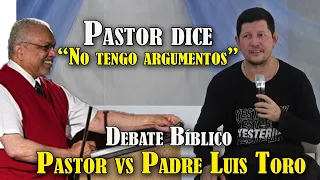 Pastor dice en publico no tener argumento para demostrar que su iglesia es la de cristo P. LUIS TORO