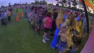 Time lapse of crowds at the Elyria Fireworks.