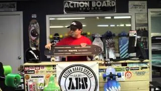 Action Board Sports Presents the Bustin Mekanik Topmount Longboard Skateboard