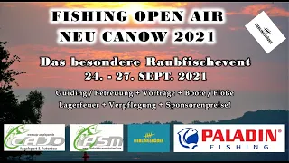 Das Raubfischevent 2021 - Fishing Open Air Festival Neu Canow - Mit Rückblick auf 2019