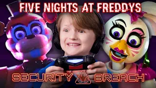 Kids Play Five Nights At Freddy's: Security Breach | Kids REACT