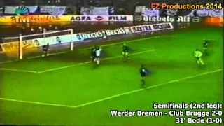 1991-1992 Cup Winners' Cup: SV Werder Bremen All Goals (Road to Victory)