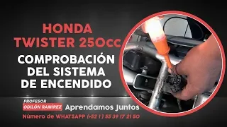 Sistema de encendido HONDA TWISTTER 250cc /  Comprobación