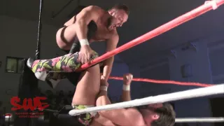 Joey Ryan's penis throws wrestler from top rope