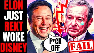 Elon Musk DESTROYS Bob Iger And Disney! | Doubles Down And EXPOSES Woke Disney For INSANE Hypocrisy