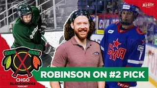 Cam Robinson of Elite Prospects weighs in on Chicago Blackhawks’ NHL Draft | CHGO Blackhawks Podcast