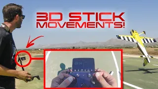 STICK MOVEMENTS! Full 3D flight, dual cameras!