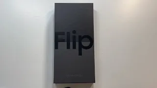 SAMSUNG Galaxy Z Flip 4 Graphite Unboxing