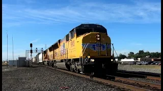 4K: Union Pacific, BNSF, & Amtrak at the Stockton Diamonds April 27, 2019