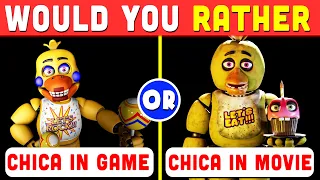 FNAF Movie Vs FNAF Game? 🐻Would You Rather...FIVE NIGHTS at FREDDY'S Edition