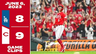 Game Clips 6-6-23 Reds beat Dodgers 9-8