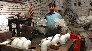 Production of Pipe Elbow || Incredible Technique of Making Elbow || Pipe Fitting