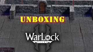 Unboxing WarLock Tiles from WizKids - dungeon tiles, terrain, D&D