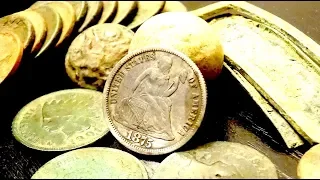 LOST Treasures DISCOVERED Along the Missouri River Metal Detecting! Old and Silver Coins Found!