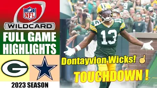 Green Bay Packers vs Dallas Cowboys FULL GAME 2nd QTR 1/14/24 | NFC WILD CARD | NFL Playoffs Bracket