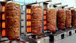 Doner Kebab Factory - How Doner Kebab Is Made | Food Factory