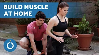 GAIN Muscle MASS at HOME for WOMEN 💪 (6 Exercises)