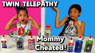 MOMMY CHEATED**Twin Telepathy Slime Challenge!!!