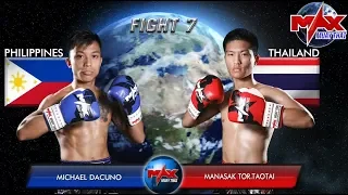 [ Philippines VS Thailand ] MANASAK TOR.TAOTAI VS MICHAEL DACUNO  I MAX MUAY THAI ULTIMATE 2019