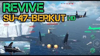 Su-47 Berkut- unique💥 strike fighter gameplay modern warships #modernwarships#viral