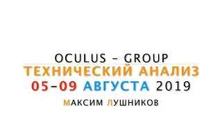 Технический обзор рынка Форекс на неделю: 05 - 09 Августа 2019 от Максима Лушникова