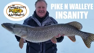 Best Northern Pike and Walleye Ice Fishing Ever