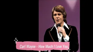 How Much I Love You -  Carl Wayne  (As well as solo Carl was a member of The Move and The Hollies)