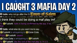 I CAUGHT 3 Mafia Day 2 & EXPOSED Their Play | Town of Salem Ranked