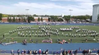 LTHS Marching Lions Halftime Show 9-27-2014 - Press Box