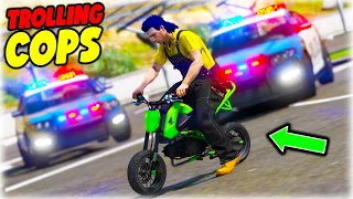 RedlineRP - TROLLING COPS WITH MINI BIKE | GTA 5 RP