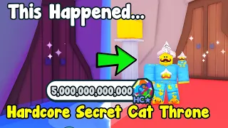 I Unlocked Hardcore Secret Cat Area And This Happened! - Pet Simulator X Roblox