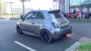 INSANE 330HP Stage 4 Abarth 595 w/ Capristo Exhaust - LOUD Bangs & Accelerations !