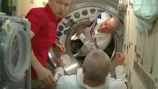 Soyuz MS-18 “Y. A. Gagarin” hatch opening
