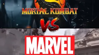 Mortal Kombat Vs Marvel | Battle #Shorts #Mortalkombat #Marvel