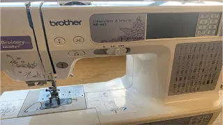 Brother SE400 Embroidery Sewing Machine stuck in reverse - How to fix only sewing backwards
