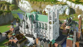 450 Hours SURVIVAL Cathedral-Timelapse #minecraft