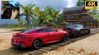 BMW M8 & M4 | Forza Horizon 5 | Thrustmaster TMX Gameplay