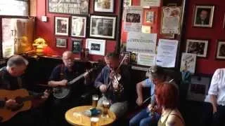 Traditional session at the Cobblestone, Smithfield, Dublin, Ireland