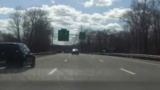 Interstate 84 - Connecticut (Exits 39 to 34) westbound