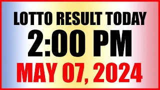 Lotto Result Today 2pm May 7, 2024 Swertres Ez2 Pcso