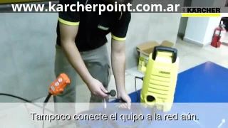 como utilizar las hidrolavadoras karcher