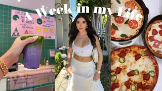 Vlog ♡ Grocery Haul, Playing with Makeup, Making Pizza, Book Recommendations, etc.