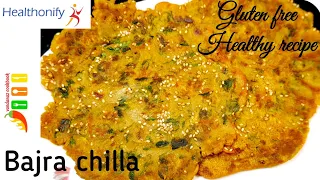 Bajra chilla recipe / Bajra recipes / Gluten free recipes / Weightloss recipes / Vandanaz cookbook