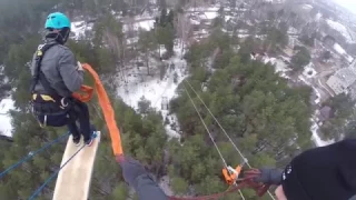 ropejumping 50 meters