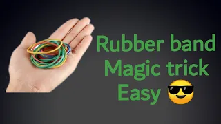 Rubber band magic trick so easy 😎🤯#Rubberband #vural #viral #viralvideo